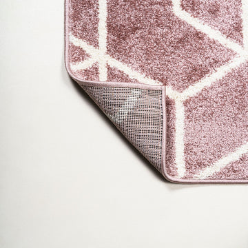 Tumbling Blocks Modern Geometric Area Rug 2